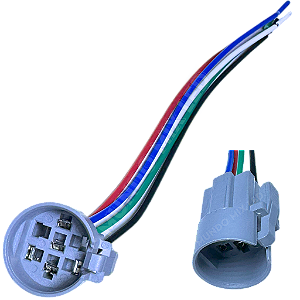 CHICOTE RABICHO 19MM CONECTOR C/ RABICHO 5 FIOS COMPRIMENTO 17CM