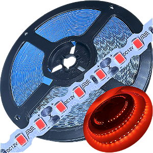 Fita LED ZIG ZIG IP20 Dobrável 6MM Vermelho 8W MT Profissional 12V LED Com Cobre Curvas 90º 180º