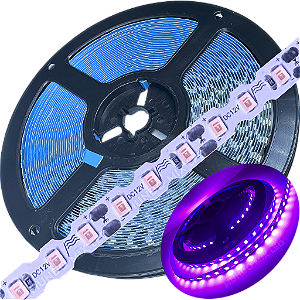 Fita LED ZIG ZIG IP20 Dobrável 6MM ROXO 8W MT Profissional 12V LED Com Cobre Curvas 90º 180º