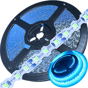 Fita LED ZIG ZIG IP20 Dobrável 6MM Azul Ciano 8W MT Profissional 12V LED Com Cobre Curvas 90º 180º