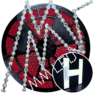 Ultra Fita LED Maleável 60-LEDs 6,48W /MT 12V 6500k Branco PURO ZIG ZAG 6,5mm IP67 S A Prova Dagua Curvas 90º 6,5Watts 60LEDs