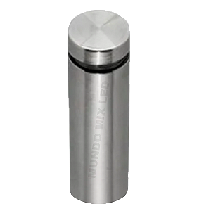 Prolongador Slim 50X10MM Aço Inox Escovado Fixador Alongador de Letreiros Desenhos Em Acrílicos Vidros Madeira Ø50*10mm