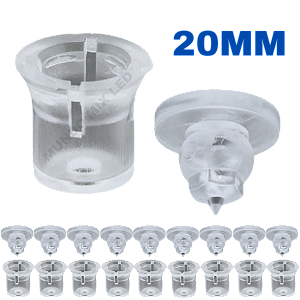 EASY FIX 20MM Fixador Pino Transparente P/ Letras Caixas Logos Placas Letreiros 20x20mm MEGA Fixação ORIGINAL