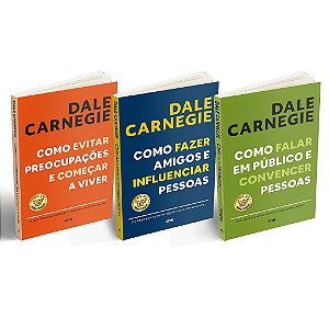 Combo Dale Carnegie - Trilogia Essencial do Desenvolvimento Humano