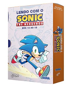Box Lendo Com o Sonic – The Hedgehog (Vol. 13 ao 18)
