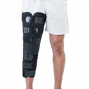 Imobilizador De Joelho 50cm Preto Tamanho G Kestal
