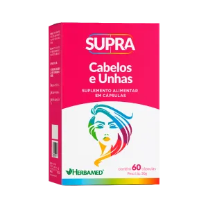 Supra Cabelo e Unhas 500mg 60 Caps