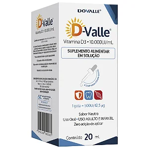 d valle 10000ui/ml fr 20ml gts
