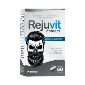 Rejuvit Homem Cabelo e Barba 400mg 60 Caps