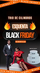 KIT - Trio de Cilindros /Palco em MDF