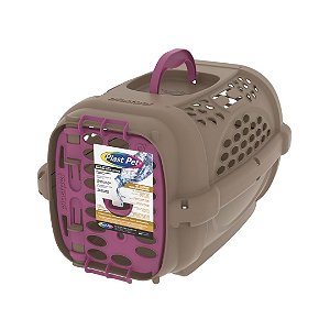 Caixa De Transporte Panther Gold Nova Nº3 Rosa - Sem Pote
