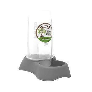 Bebedouro Ou Comedouro Flex Gourmet Eco 3000Ml - Taupe