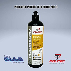 Polibrilho Polidor alto Brilho Politec 500g em Sumaré