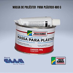 Massa de Poliéster para plástico Maxi Rubber 400 g