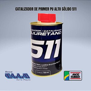 Catalizador para Fundo Primer PU cinza 511 Alto sólido Maxi Rubber em Sumaré