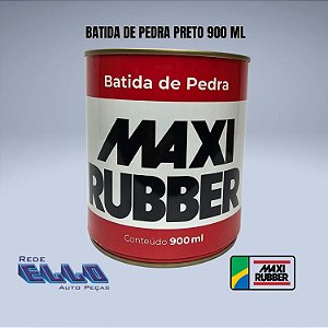 Batida de pedra preto 900 ml Maxi Rubber em Sumaré