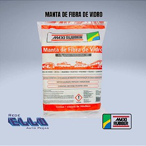 Mante de fibra de vidro 320 g Maxi Rubber em Sumaré