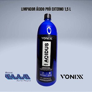 Limpador Acidus Fast Pro 1,5 L Vonixx para plásticos e metais de veículos em Sumaré