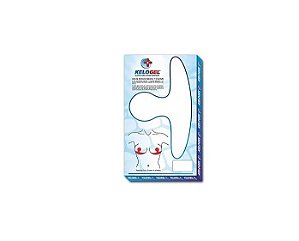 Fita Kelogel de Gel Silicone P/ Mamoplastia e Mastopexia T Invertido (Adesivo) 23cm x 13cm / 2 Unidades