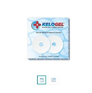 Fita Kelogel em Silicone Areolar Adesiva C/ 2 Unidades