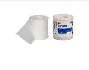 Fita Micropore da 3M  50mm x 10mt Branca