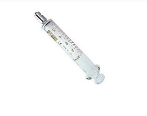 Seringa  - Arti Glass de Vidro 50ml Bico de Metal Luer Lock