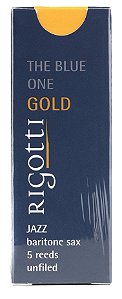 Palheta Rigotti Gold Jazz Sax Baritono 2,0 Light (caixa c/ 05)
