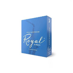 Palheta Royal Sax Alto 2,5 (caixa c/ 10)