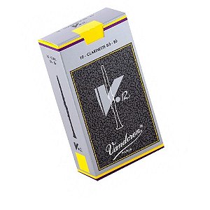 Palheta Vandoren V12 Clarinete Bb 3,5 (caixa c/ 10)