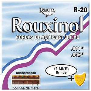Encordoamento Rouxinol Violão Aço C/ Bolinha R-20