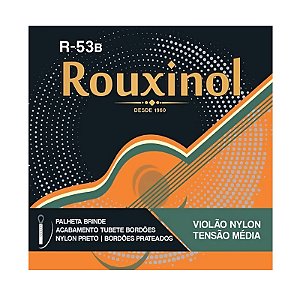 Encordoamento Rouxinol Violão Nylon R-53B (Prateada)