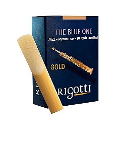 Palheta Rigotti Jazz Gold Sax Soprano 2,0 Medium (unidade)