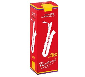 Palheta Vandoren Java Red Sax Baritono 3,0 (caixa c/ 05)