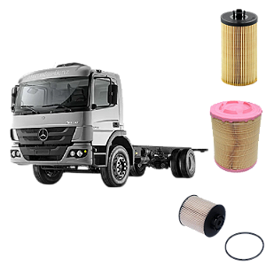 KIT TROCA DE FILTRO REVISÃO GERAL COM TODOS OS FILTROS PARA CAMINHÃO MB ATEGO 1315