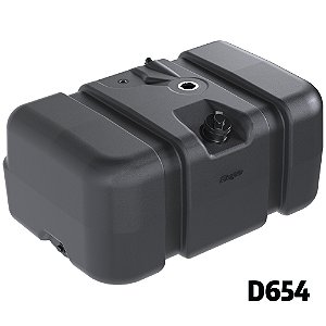 Tanque Plástico Preto Compatível com VW Constellation / Worker 2012 em diante (Motor Eletrônico)