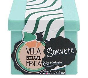Vela gelada de menta