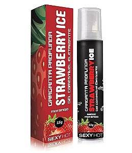 Strawberry ice - Garganta profunda spray 15ml