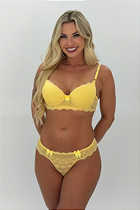 Conjunto Marilia - Sutiã com bojo e aro