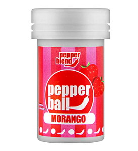 Pepper Ball - Bolinhas explosivas sabor morango - com 2 unid
