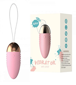 Vibrador Bullet com Controle Remoto via APP com 10 Modos de Vibração