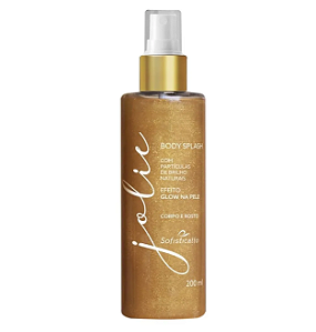Body splash jolie com partículas de brilho naturais 200ml