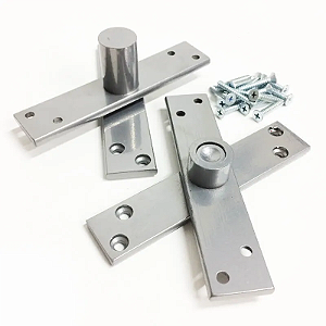 Dobradiça Para Porta Pivotante Haga Cromada 150kg