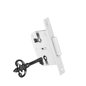 Fechadura de Embutir para Móveis Haga – Com Chave