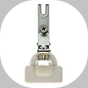 Kit Dobradiças Para Armário de Aço Itatiaia/Colormaq Plástica Curva 26mm