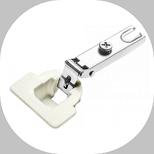 Kit Dobradiças Para Armário de Aço Itatiaia/Colormaq Plástica Reta 26mm