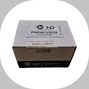 Parafuso Phillips HD Ferragens 4.0x30 Caixa c/500 unidades