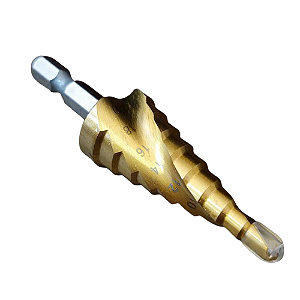 Broca Escalonada HSS 4-20mm MTX – Para Furos em Metal e PVC