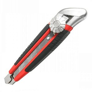 Estilete Retrátil 18mm com Ponta de Metal - MTX-789149