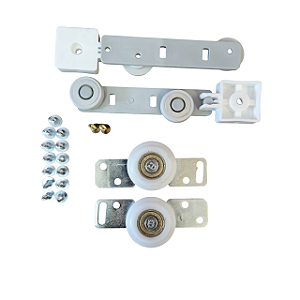 Kit Porta de Correr Guarda Roupa + Parafusos