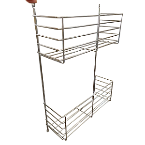 Suporte Duplo Porta Shampoo e Sabonete para Pendurar no Box – Aço Cromado